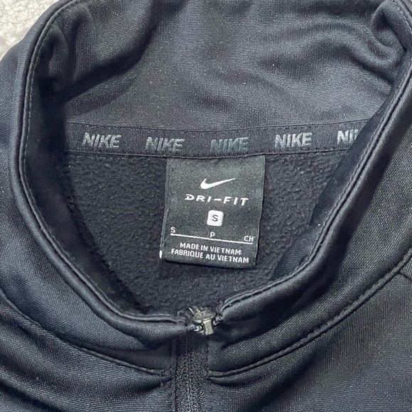 Nike Black DRI-FIT Half-Zip Jacket S - Picture 5 of 8
